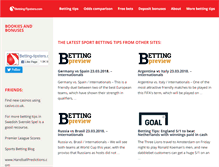 Tablet Screenshot of betting-tipsters.com